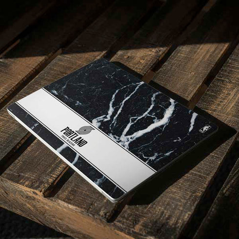 NBA Portland Trail Blazers Marble Surface Laptop 2 Skin